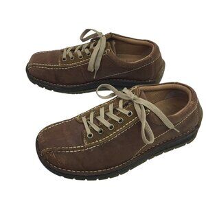 Dr. Martens Mens 9 Brown Casual Lace-Up Oxford Sneakers Shoes